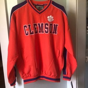 NWT Clemson pullover windbreaker